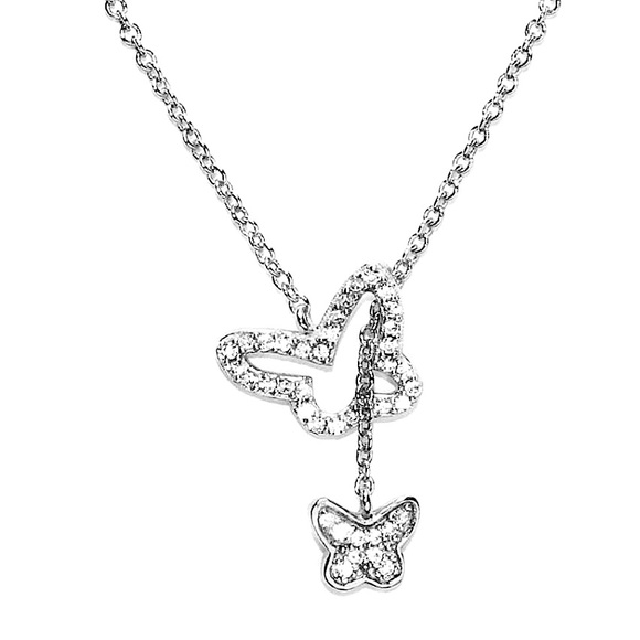 Sterling silver butterfly necklace (UNWORN) - Picture 1 of 3